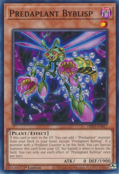 Predaplant Byblisp (1st Edition) card image