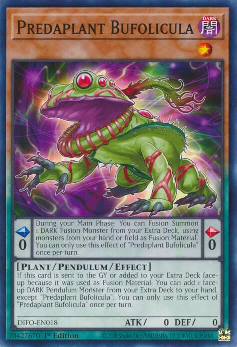 Predaplant Bufolicula (1st Edition) card image