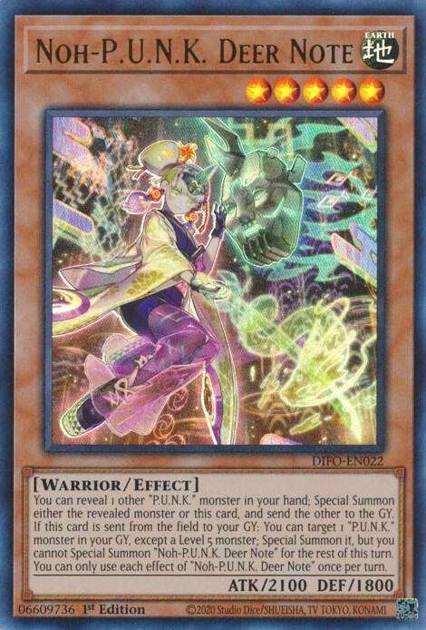 Noh-P.U.N.K. Deer Note (1st Edition) card image