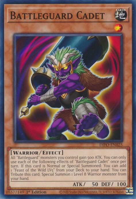 Battleguard Cadet (1st Edition) card image
