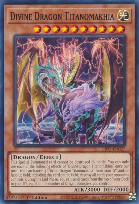 Divine Dragon Titanomakhia (1st Edition) card image