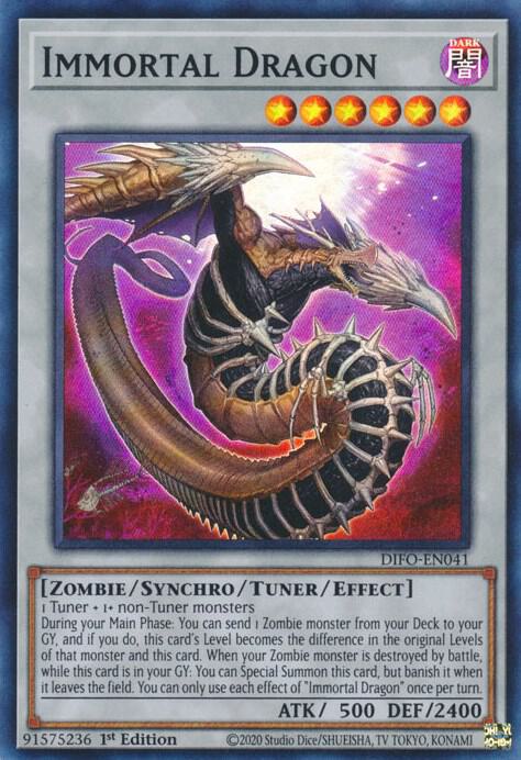 Immortal Dragon (1st Edition) card image