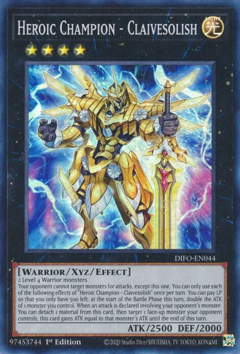 Heroic Champion - Claivesolish (1st Edition) card image