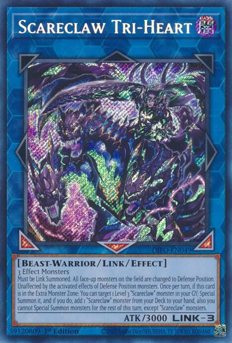 Scareclaw Tri-Heart (1st Edition) card image