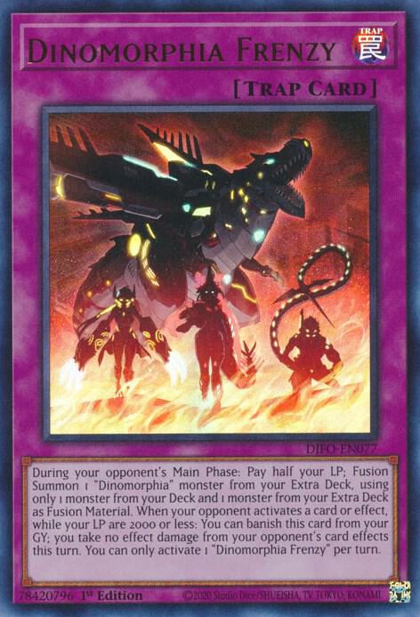 Dinomorphia Frenzy (1st Edition) card image