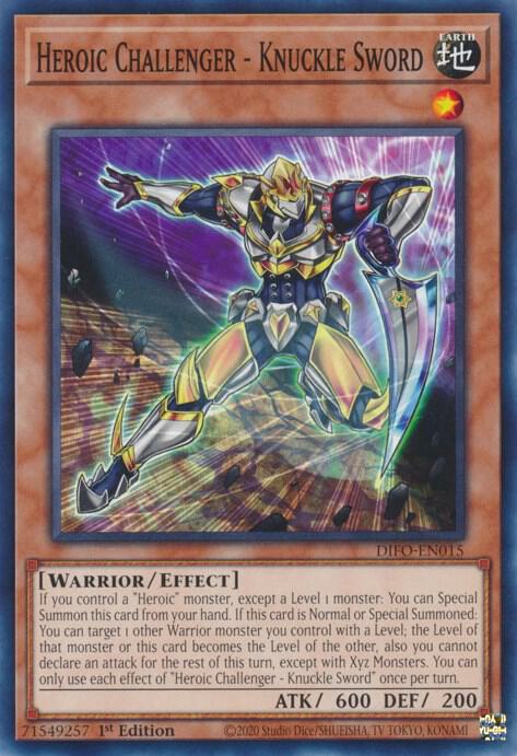 Heroic Challenger - Knuckle Sword (1st Edition) card image