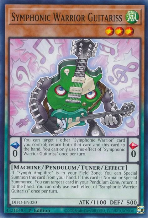 Symphonic Warrior Guitariss (1st Edition) card image