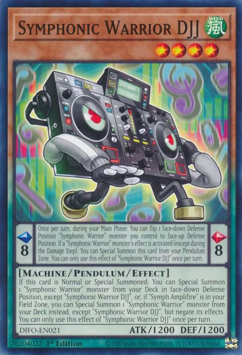 Symphonic Warrior DJJ (1st Edition) card image