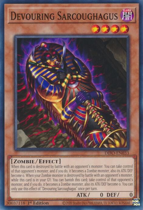 Devouring Sarcoughagus (1st Edition) card image