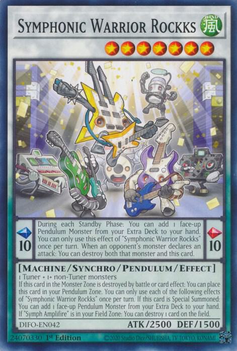 Symphonic Warrior Rockks (1st Edition) card image