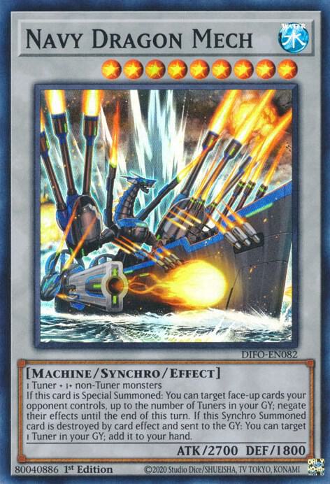 Navy Dragon Mech (1st Edition) card image
