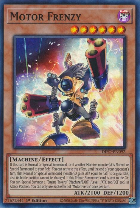 Motor Frenzy (1st Edition) card image