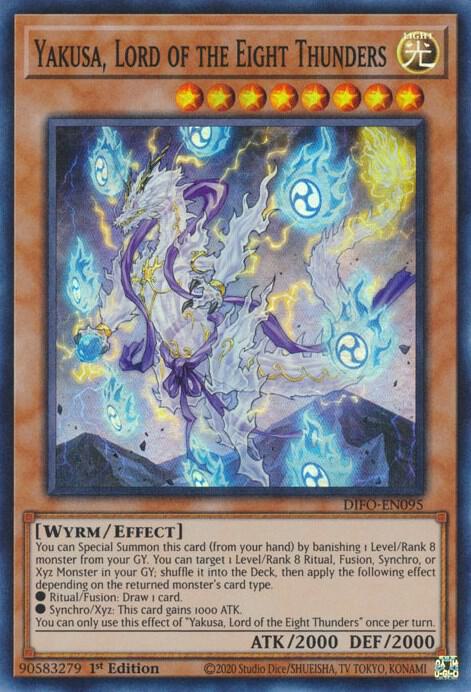 Yakusa, Lord of the Eight Thunders (1st Edition) card image