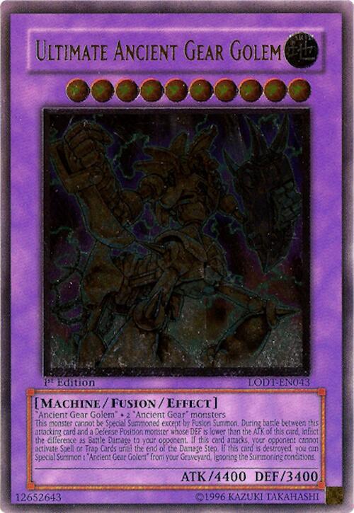 Ultimate Ancient Gear Golem (UTR) card image
