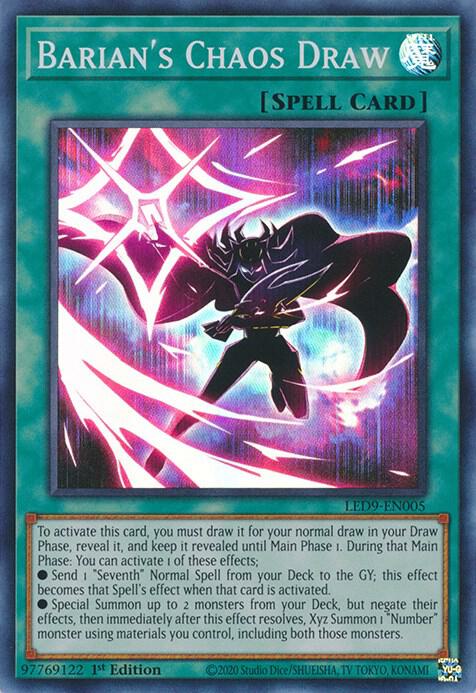 Barian's Chaos Draw (1st Edition) card image
