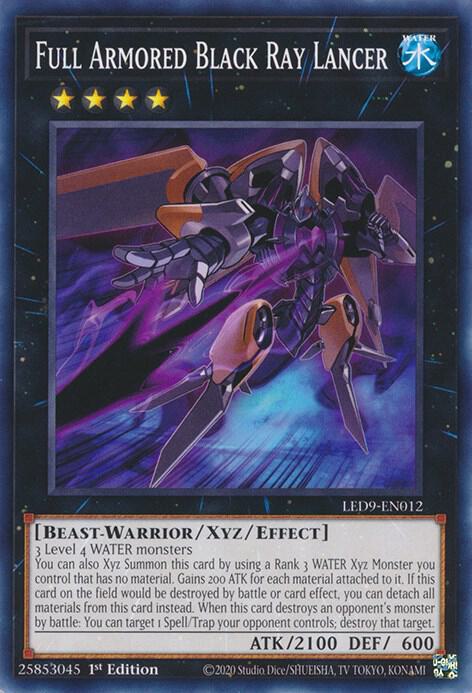 Full Armored Black Ray Lancer (1st Edition) card image