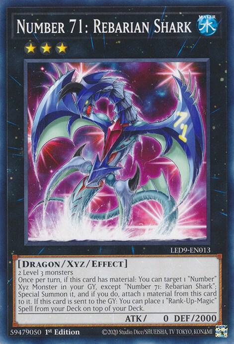 Number 71: Rebarian Shark (1st Edition) card image