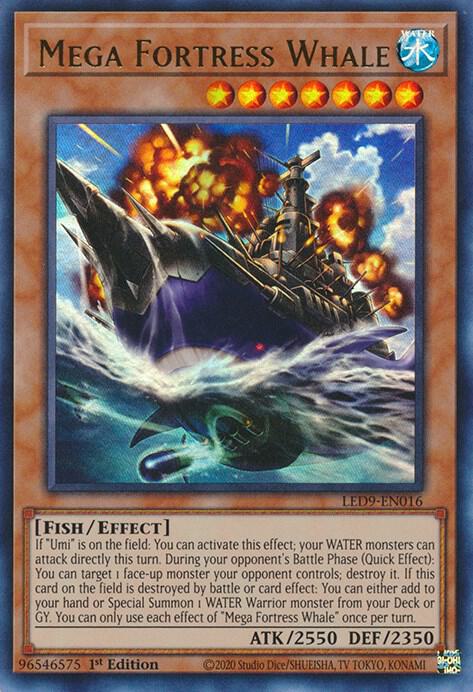 Mega Fortress Whale (1st Edition) card image