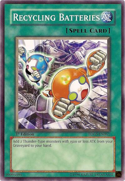 Recycling Batteries card image