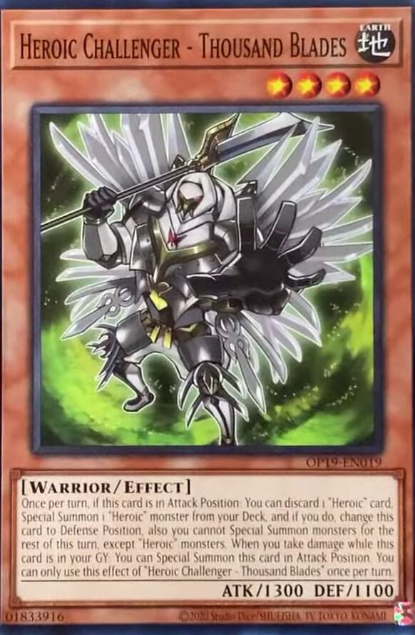 Heroic Challenger - Thousand Blades card image
