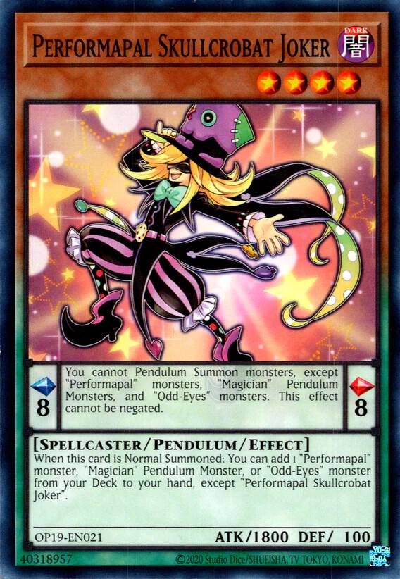 Performapal Skullcrobat Joker card image
