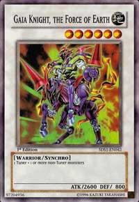 Gaia Knight, the Force of Earth (Super Rare) (1st Edition) card image