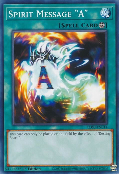 Spirit Message "A" card image