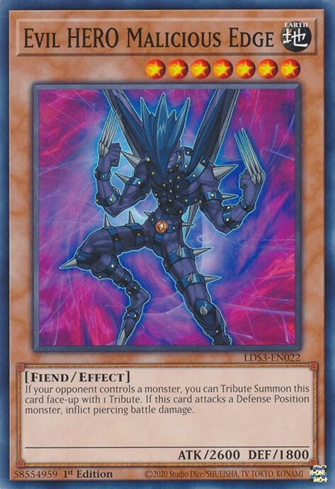 Evil HERO Malicious Edge card image