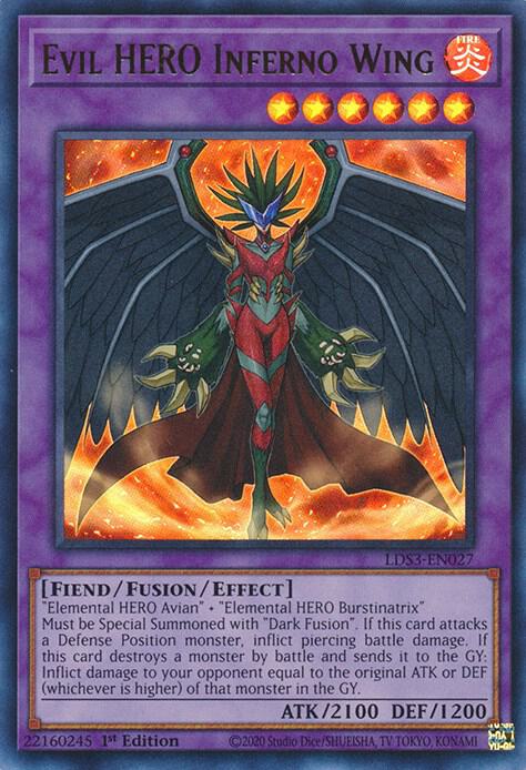 Evil HERO Inferno Wing card image