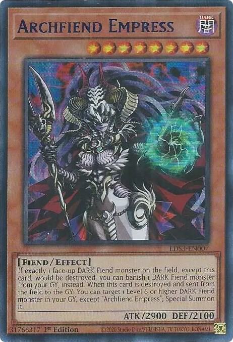 Archfiend Empress (Blue) card image