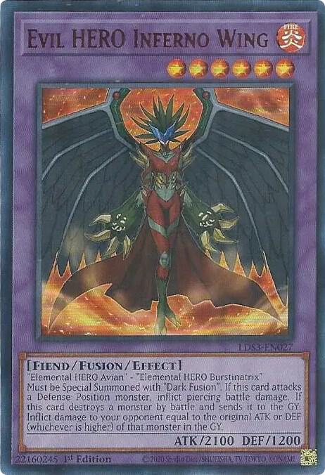 Evil HERO Inferno Wing (Red) card image