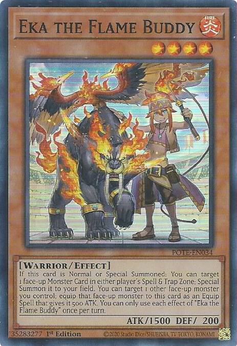 Eka the Flame Buddy card image