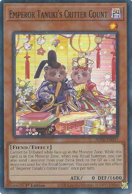 Emperor Tanuki's Critter Count card image