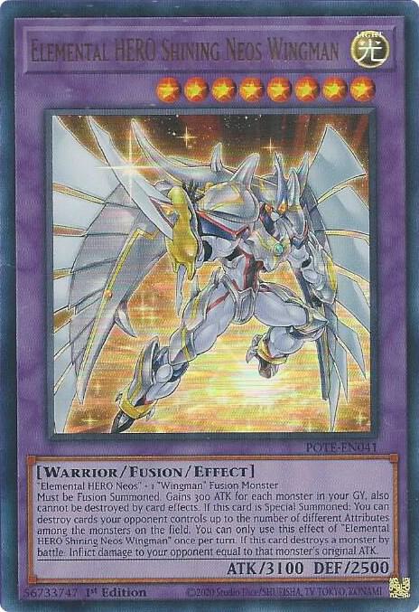 Elemental HERO Shining Neos Wingman card image