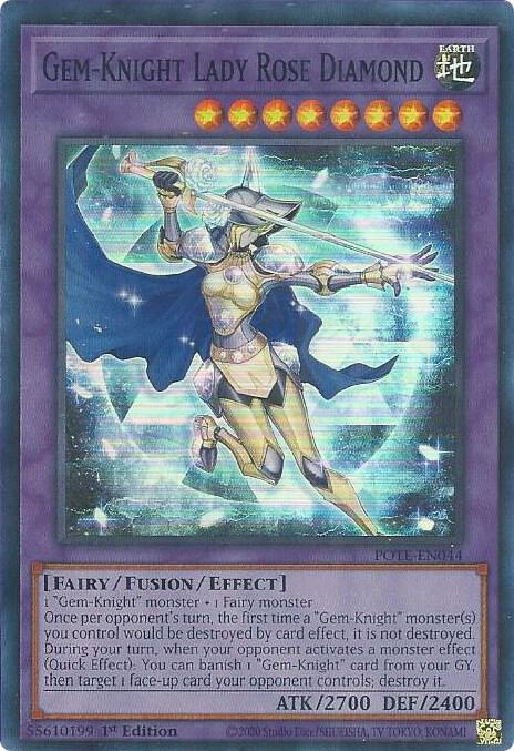 Gem-Knight Lady Rose Diamond card image