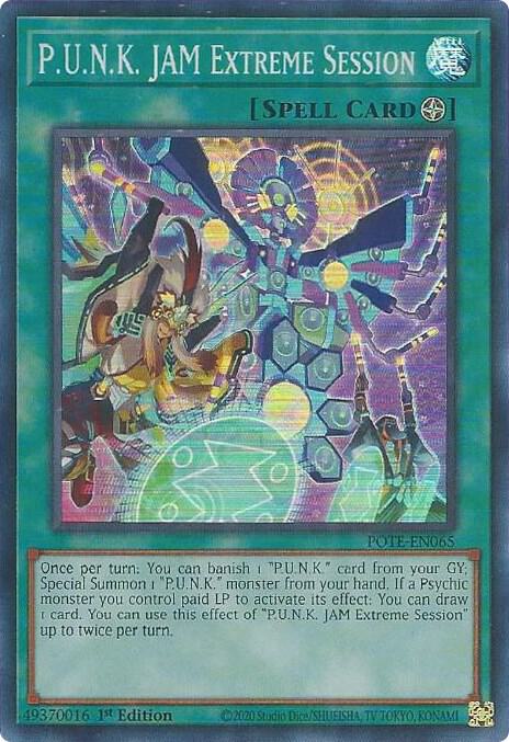 P.U.N.K. JAM Extreme Session card image