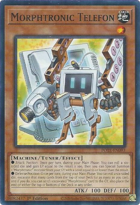 Morphtronic Telefon card image