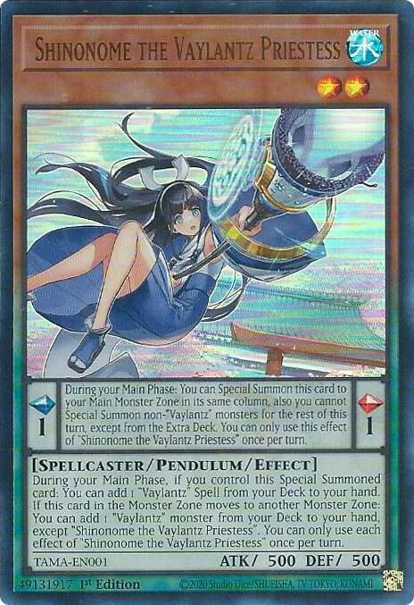 Shinonome the Vaylantz Priestess card image