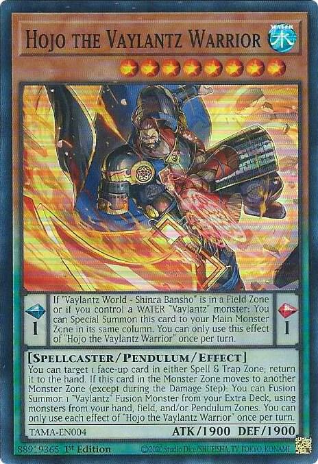 Hojo the Vaylantz Warrior card image