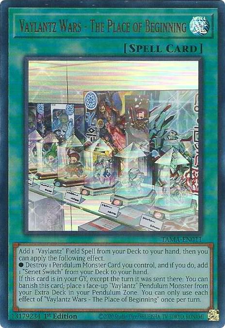 Vaylantz Wars - The Place of Beginning card image