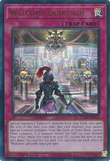 Welcome Labrynth card image