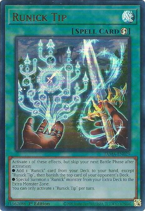 Runick Tip card image