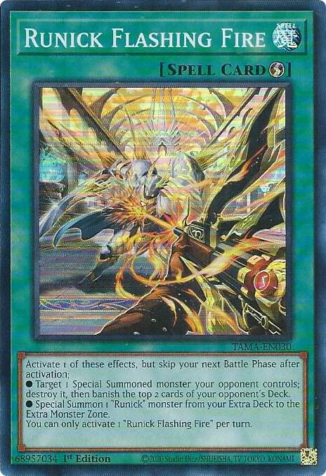 Runick Flashing Fire card image