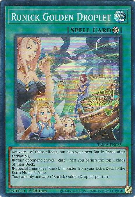 Runick Golden Droplet card image