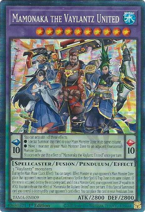 Mamonaka the Vaylantz United (CR) card image