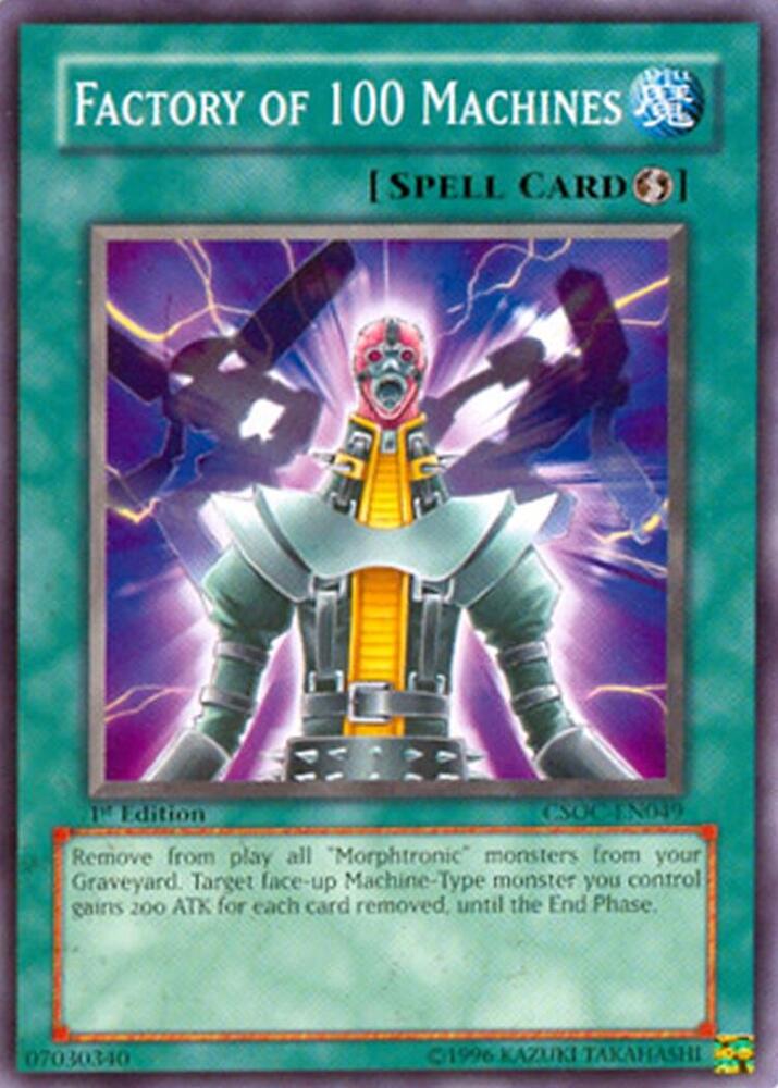 Factory of 100 Machines card image