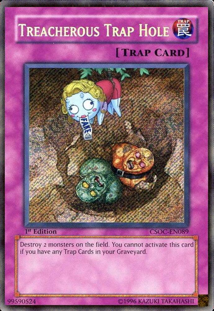 Treacherous Trap Hole card image