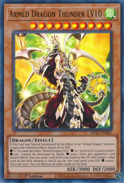 Armed Dragon Thunder LV10 card image