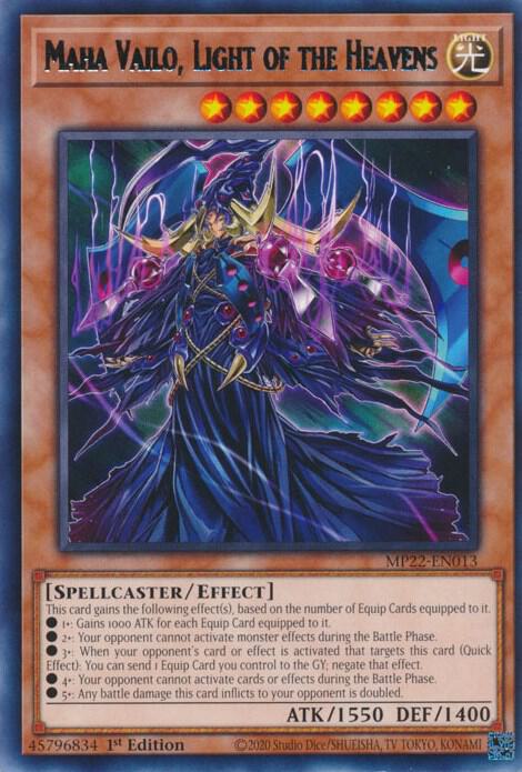 Maha Vailo, Light of the Heavens card image