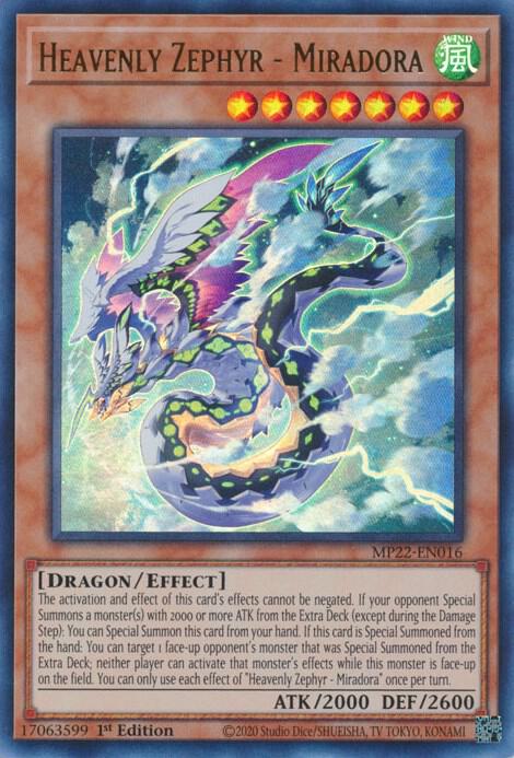 Heavenly Zephyr - Miradora card image